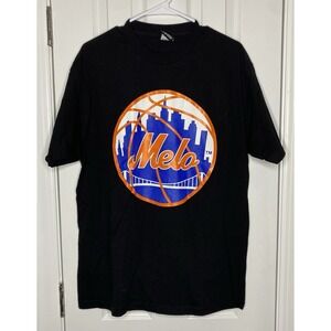 The‎ Freshness Men's MELO T Shirt New York Mets Carmelo Anthony Black Size Large